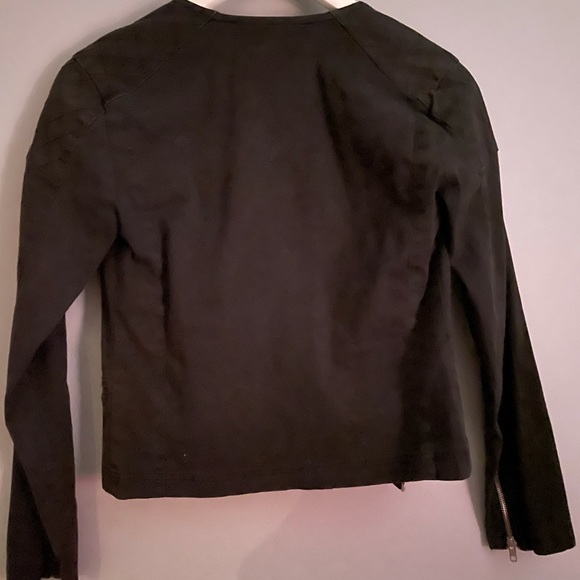 Black cloth zip jacket - Picture 2 of 4